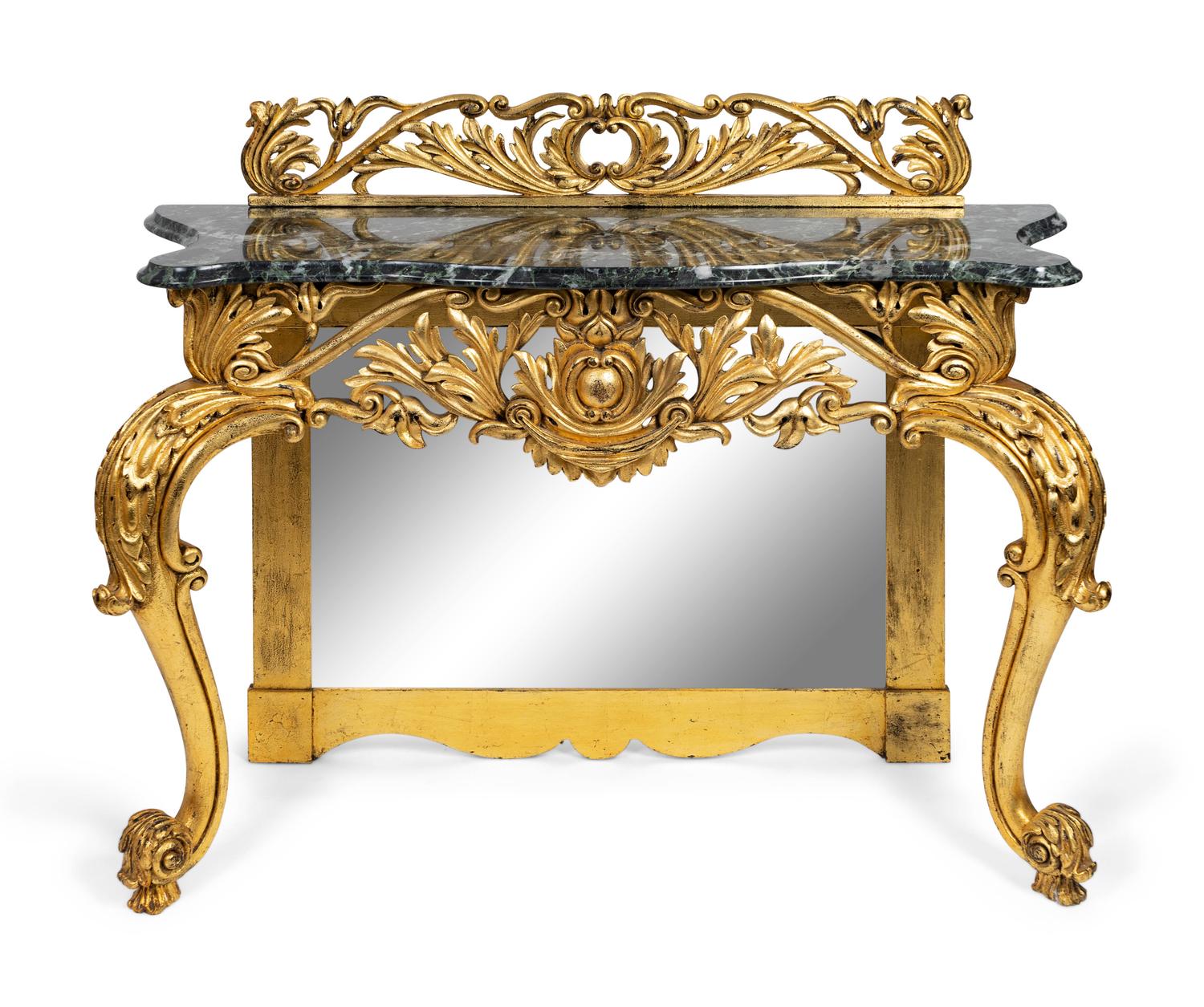 A George II Style Giltwood Console — 19TH CENTURY