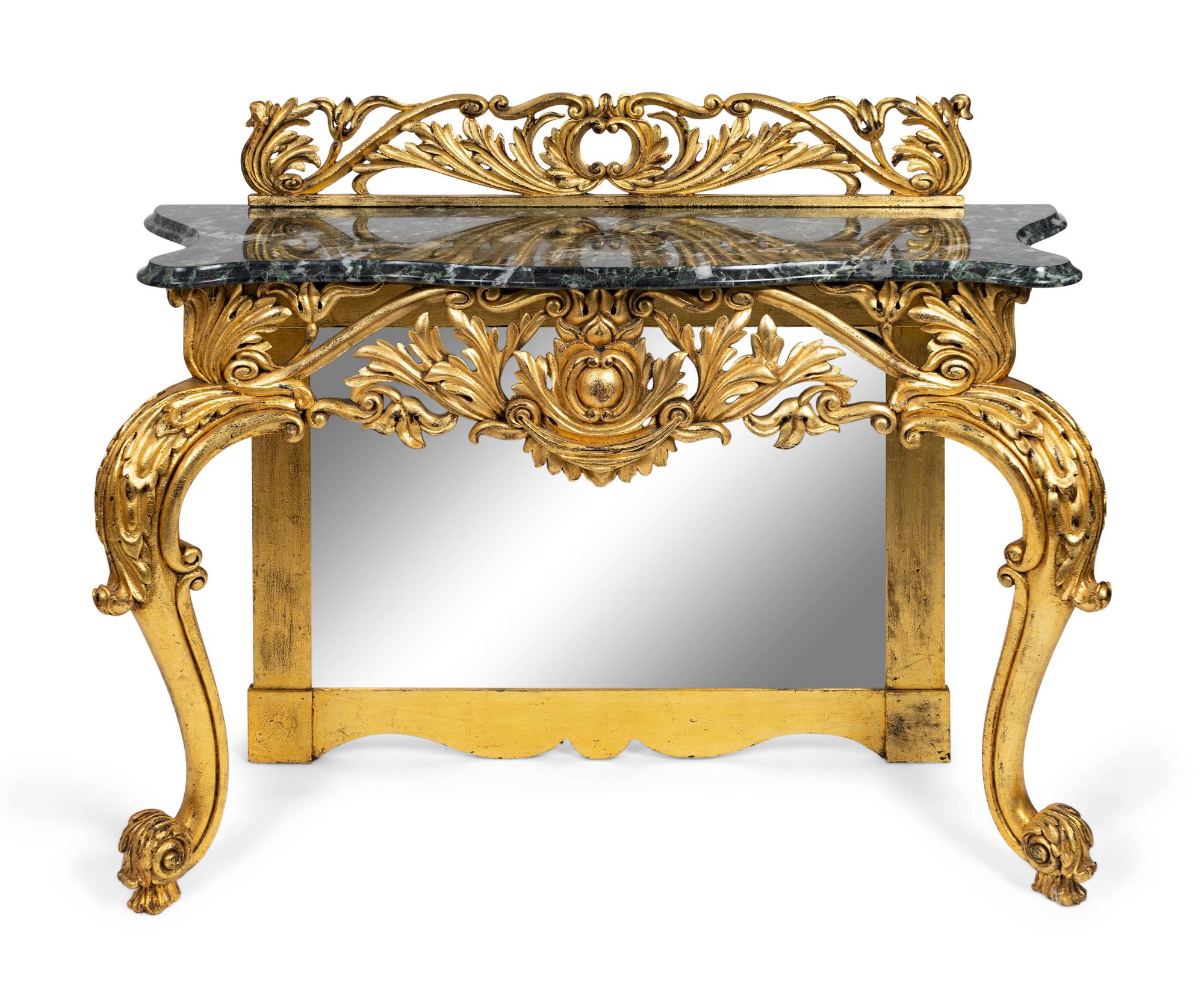 A George II Style Giltwood Console — 19TH CENTURY