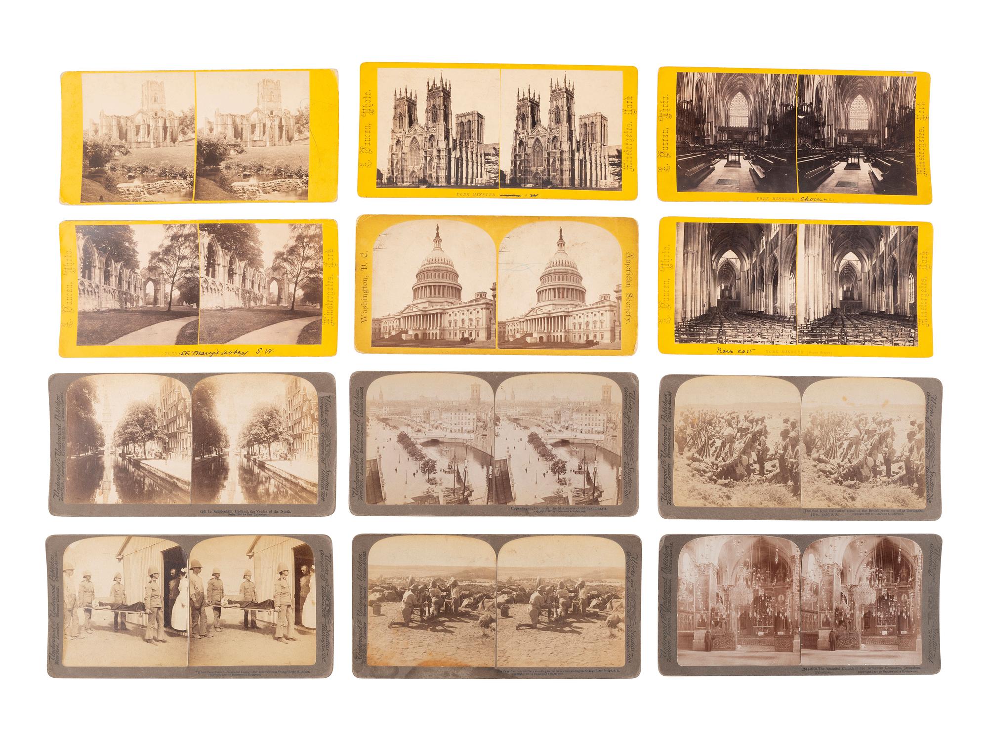 [EARLY PHOTOGRAPHY]. Assorted photographs incl. daguerreotype, tintype & CDV portraiture.