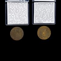 [EXOMUNIA] A 1780 and 1782 Calendar Medal