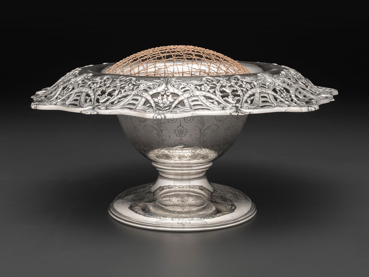 An American Silver Center Bowl