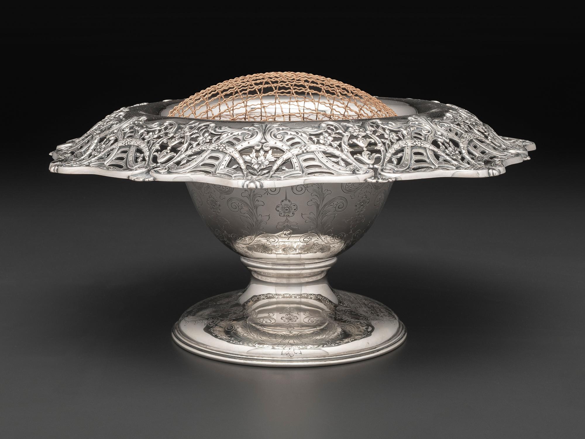 An American Silver Center Bowl