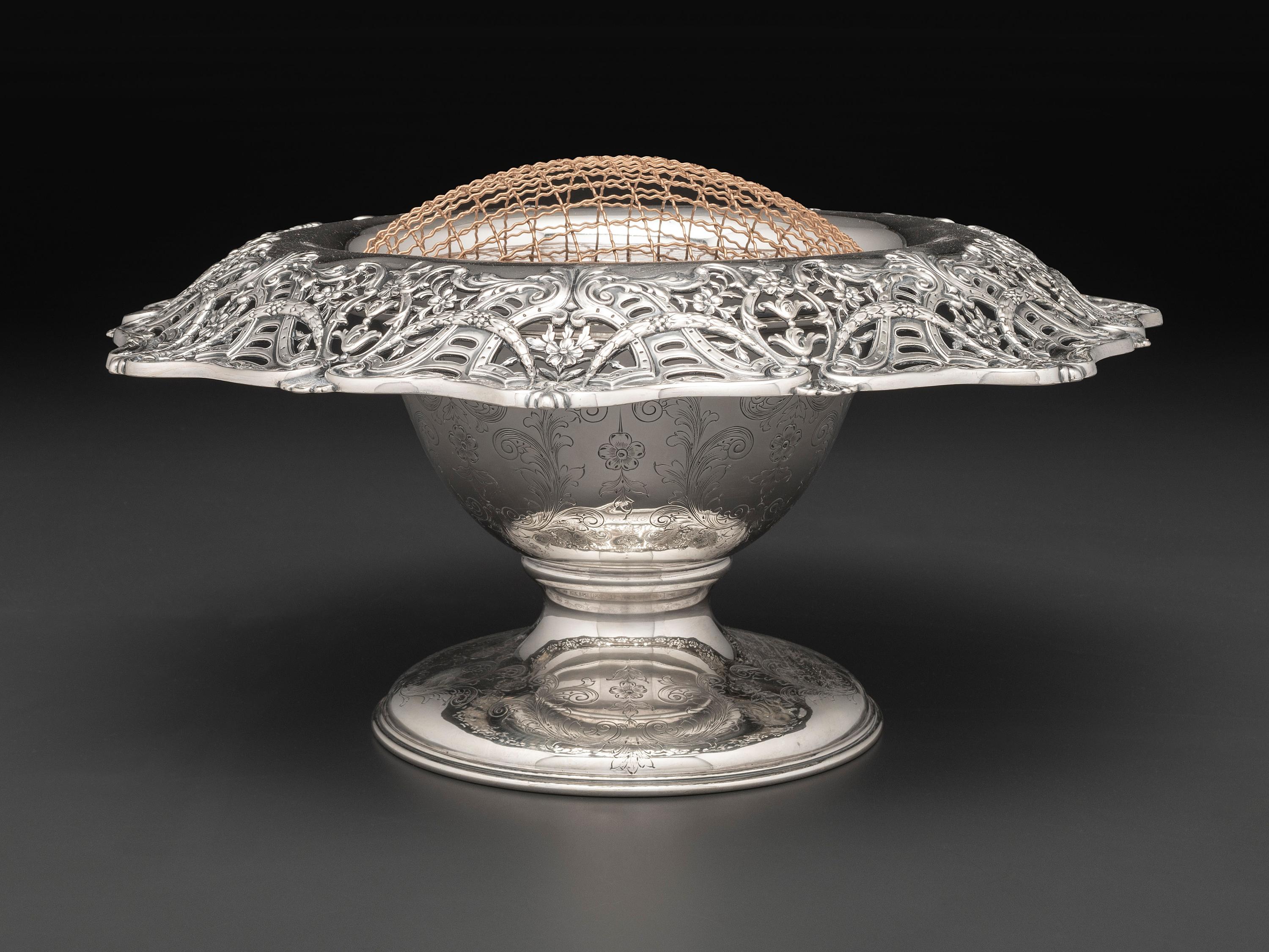 An American Silver Center Bowl