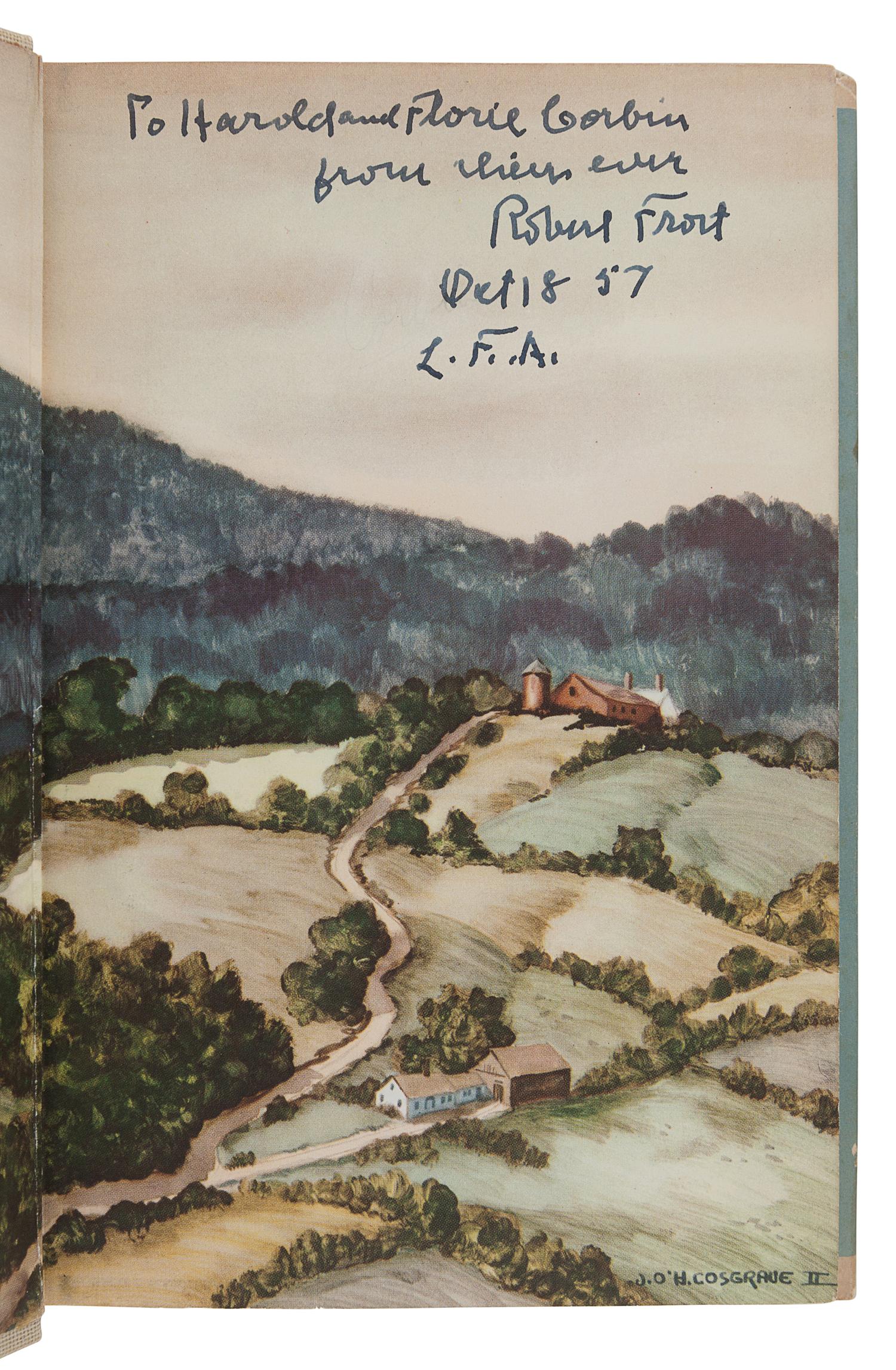 FROST, Robert (1874-1963). A group of 5 signed trade editions, comprising: