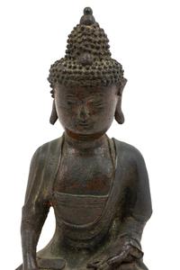 A Bronze Figure of Seated Buddha