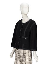 Chanel, Black Tweed Cardigan Jacket
