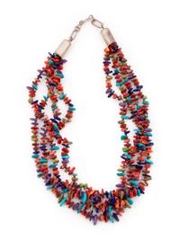 Four-Strand Turquoise Necklaces