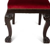 Ten Renaissance Revival Carved Oak Dining Chairs