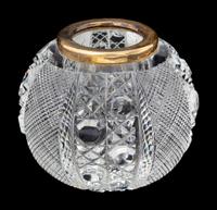 A Cut Glass Match Strike