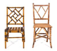 A Rattan Desk Height of desk 31 x width 48 x depth 24 inches. — 20TH CENTURY
