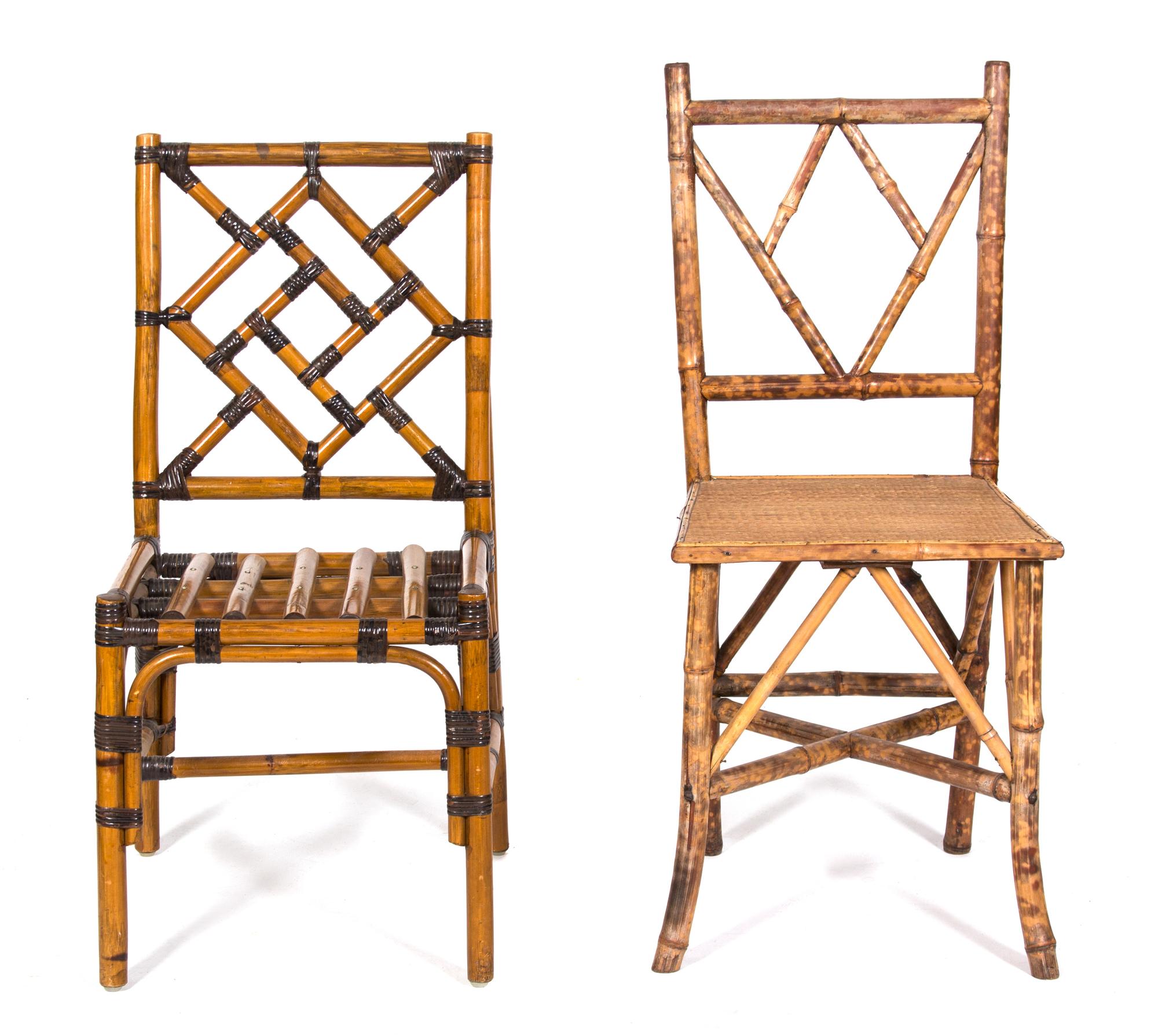 A Rattan Desk Height of desk 31 x width 48 x depth 24 inches. — 20TH CENTURY