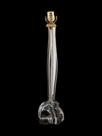 A Daum Glass Table Lamp