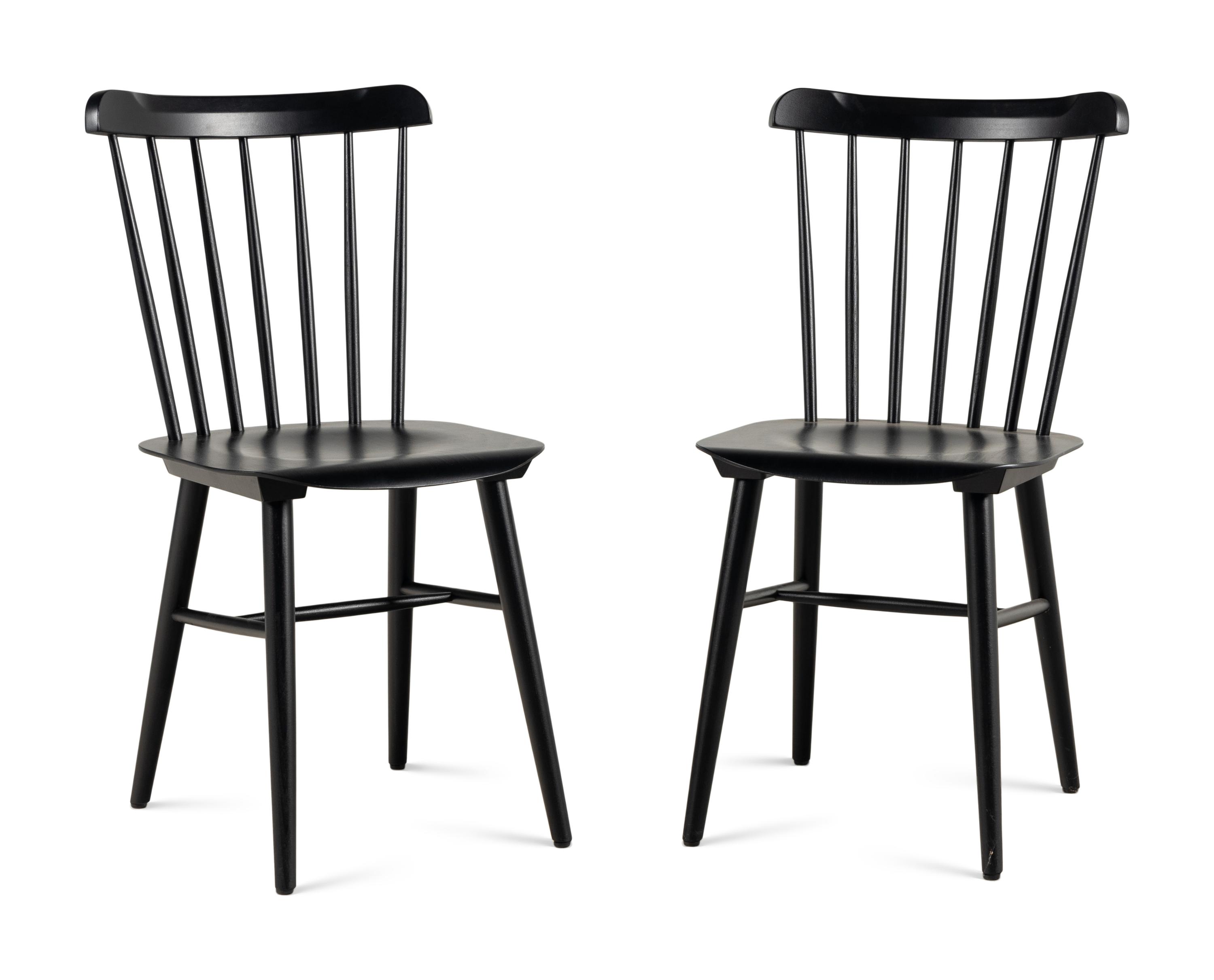 A Pair of Ton Ironica Side Chairs