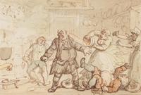 A Group of Ten Drawings: seven illustrations for The Adventures of Roderick Random , and three unpublished illustrations for The Adventures of Joseph Andrews, and His Friend Mr. Abraham Adams
