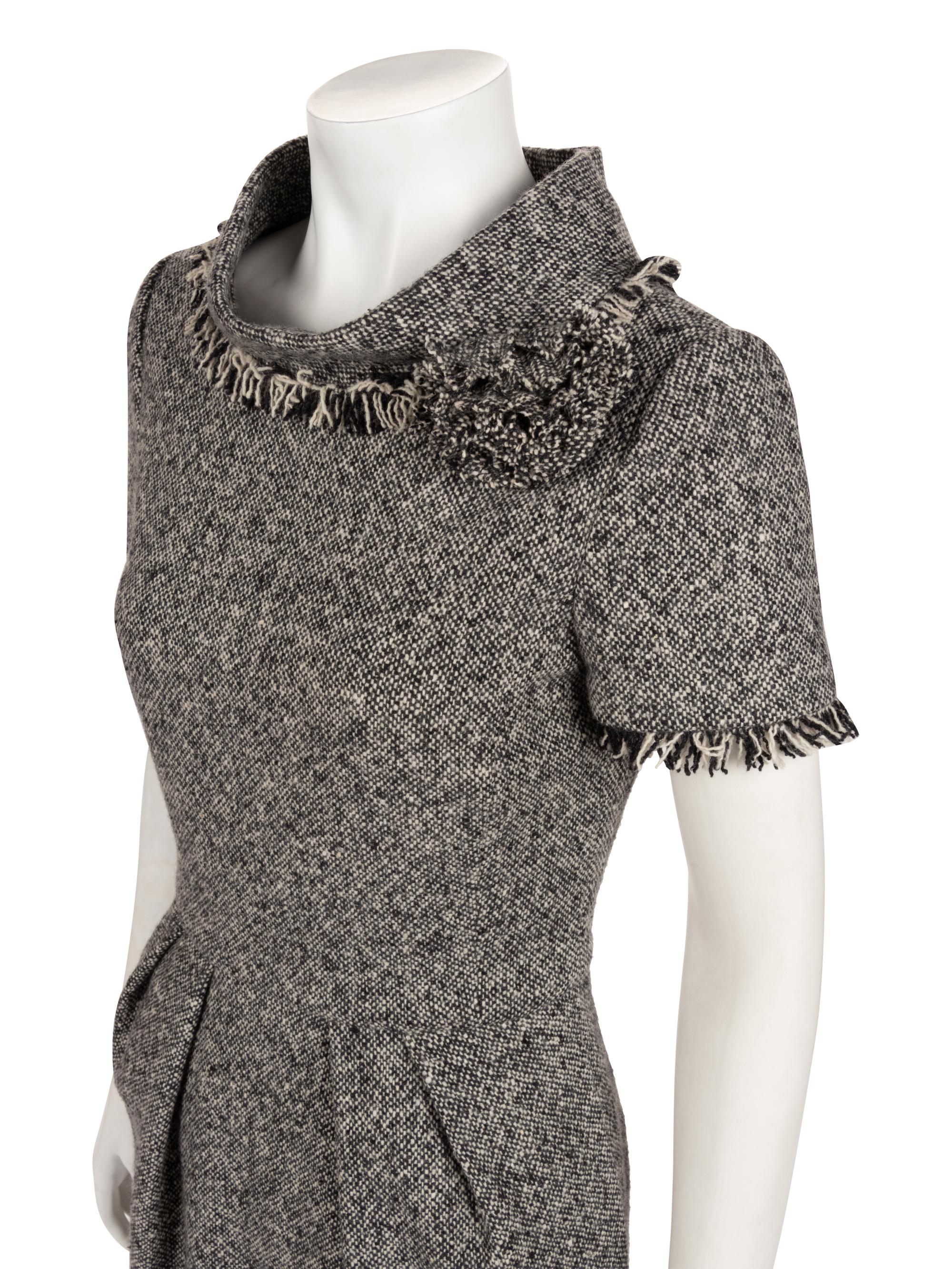 Oscar de la Renta Tweed Dress, Fall 2006
