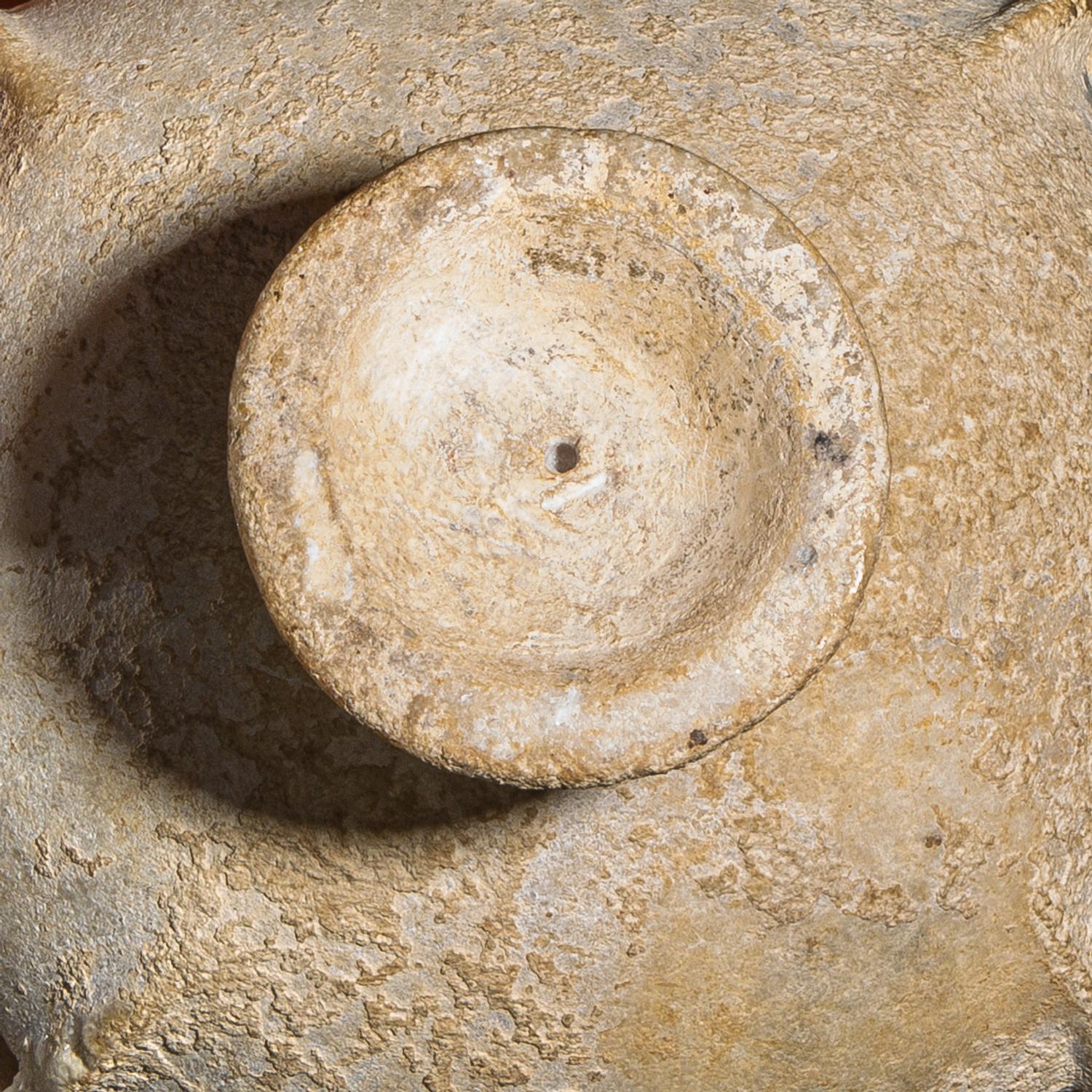 A Cycladic Marble Kandila
