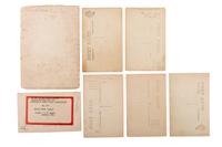 [NATIVE AMERICANS]. A group of 14 photographs highlighted by real photo postcards of Geronimo and Red Cloud.
