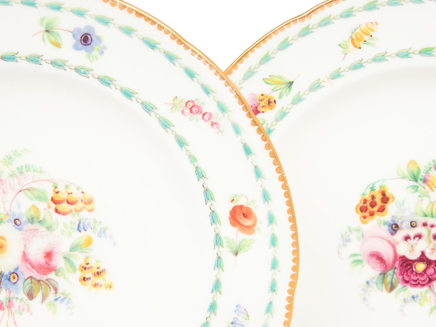A Continental Porcelain Dessert Service