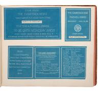 [WORLD WAR I]. Camp Knox News Souvenir Book belonging to Major William Radcliffe, Commander of the Army Quartermaster Corps at Camp Knox, KY. Ca 1919.