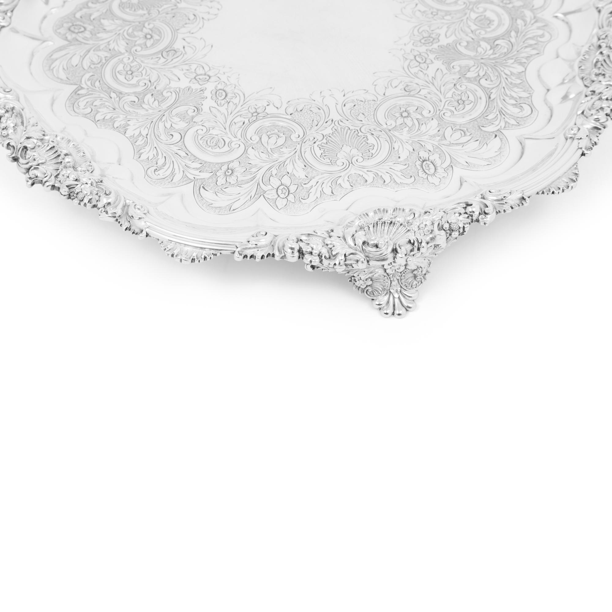 An Early Victorian Silver Salver