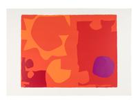 Six in Vermillion with Green in Yellow; Six in Vermillion with Violet in Red; and Six in Vermillion with Red in Red (a group of three prints), 1970