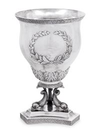 An American Silver Rowing Trophy