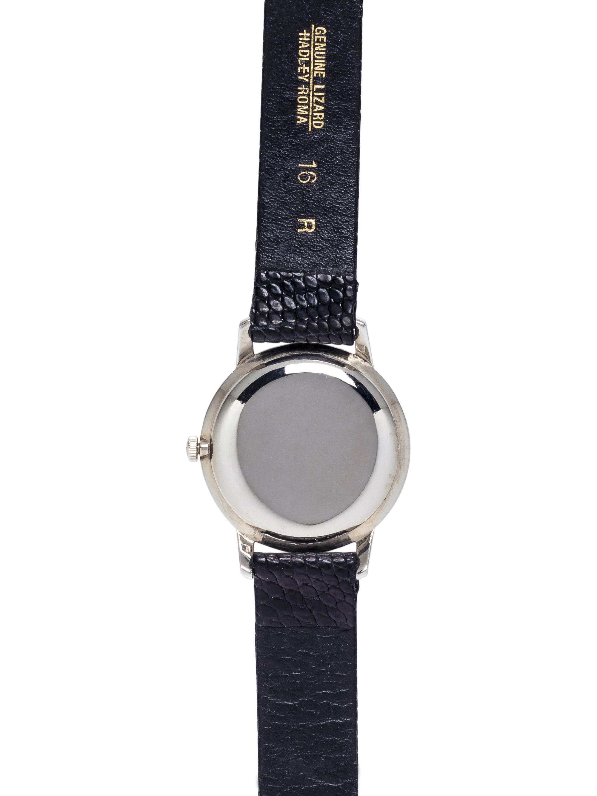 PATEK PHILIPPE, 18K WHITE GOLD REF. 2598 'CALATRAVA' WRISTWATCH