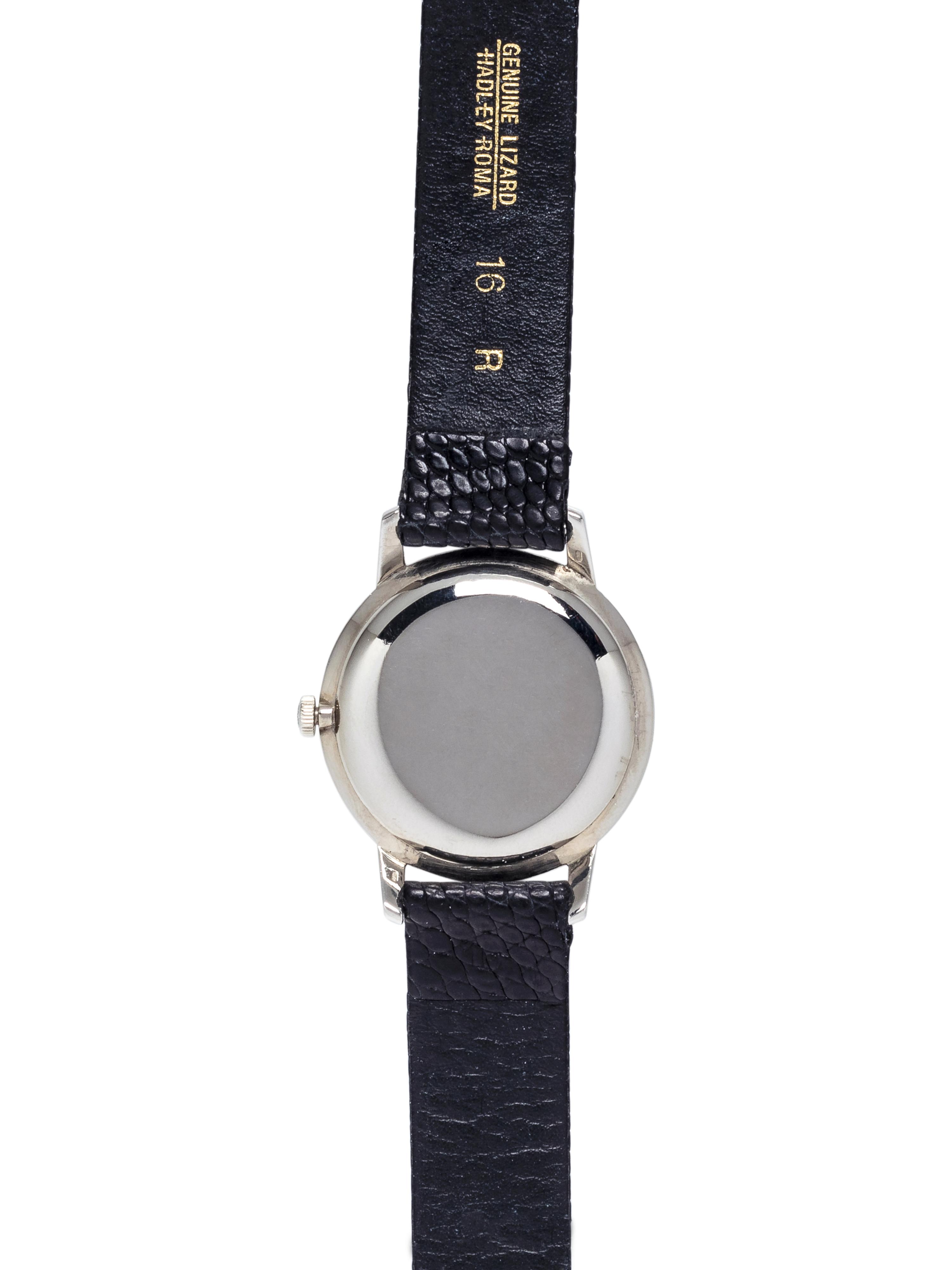 PATEK PHILIPPE, 18K WHITE GOLD REF. 2598 'CALATRAVA' WRISTWATCH
