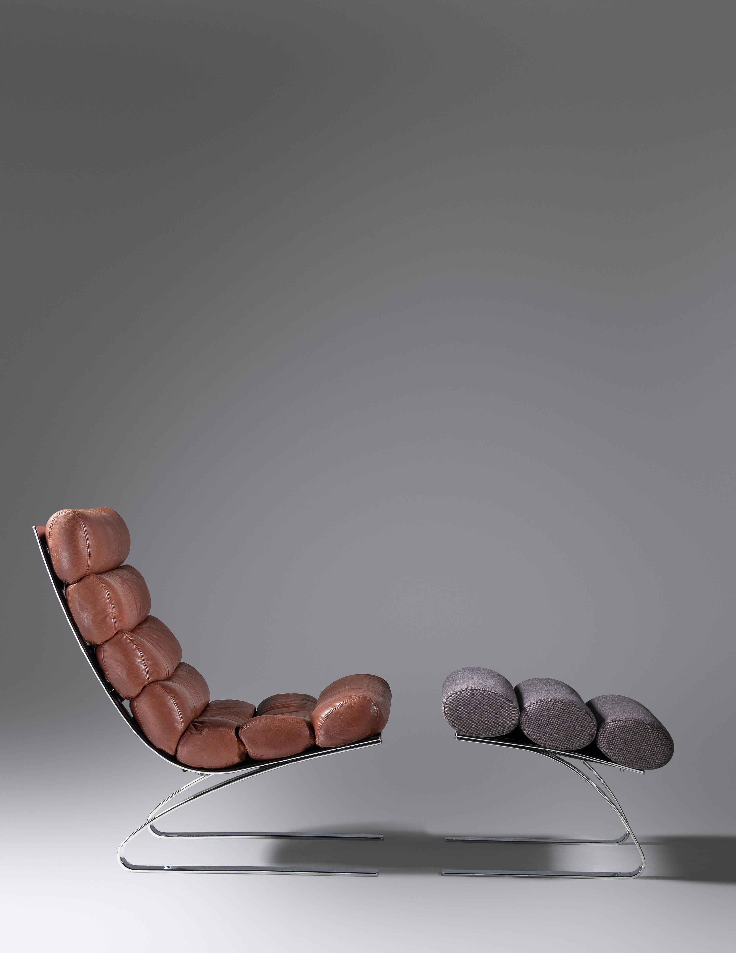 Sinus Lounge Chair and Ottoman, c. 2016 COR, Germany