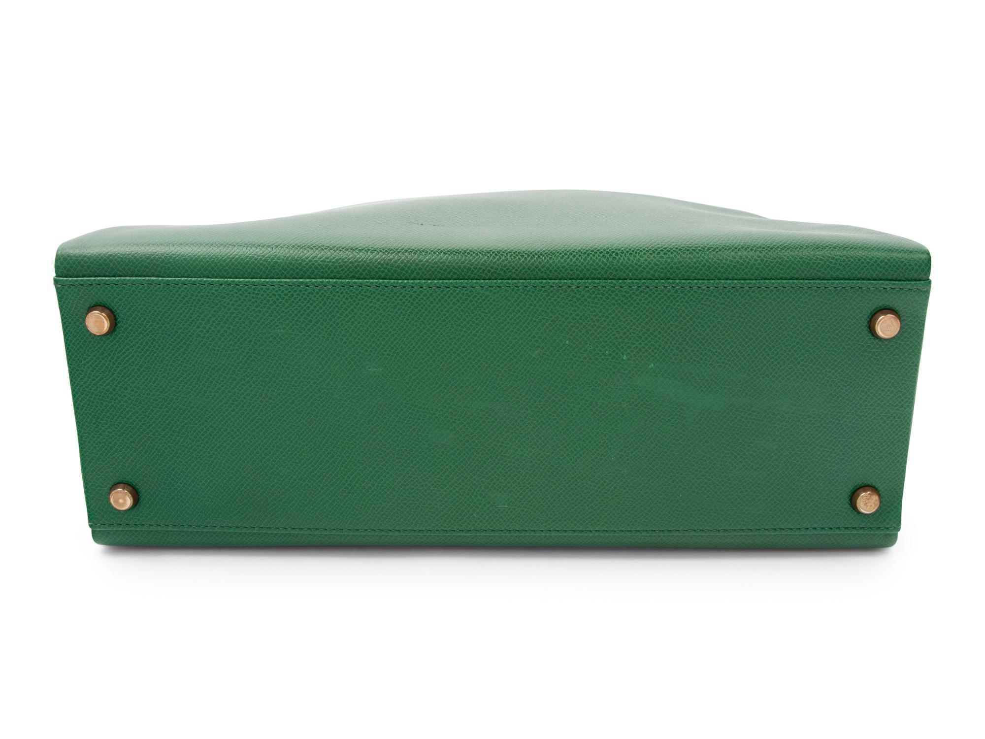 Hermès Green Kelly Bag 32cm, 1988