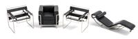 Vitra, GERMANY, a collection of ten miniature models of chairs, comprising two B3 Wassily chairs, Marcel Breuer; one Knotted chair, Mar