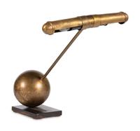 A Gilt Brass Table Lamp