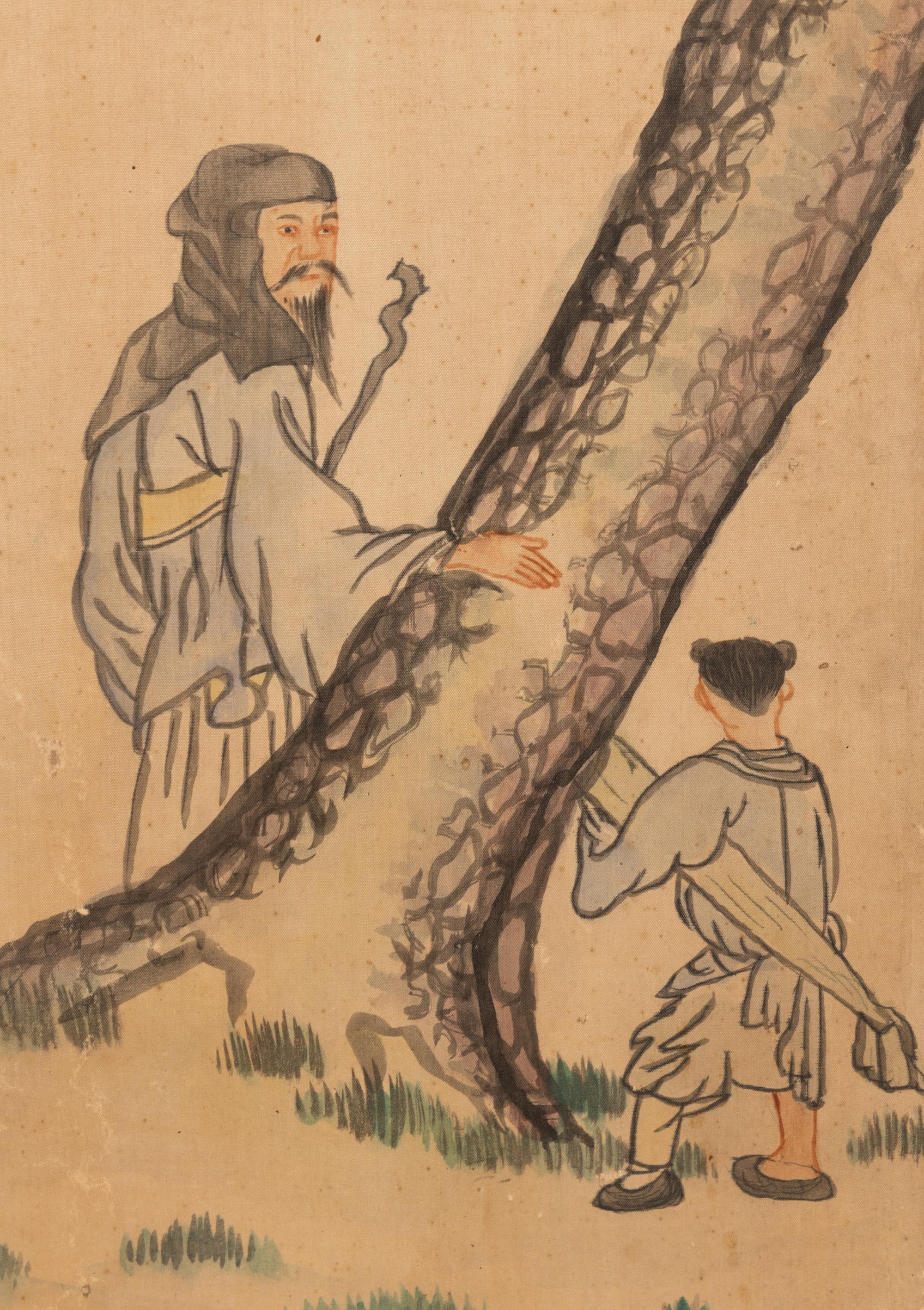 A Korean Ten-Panel Floor Screen