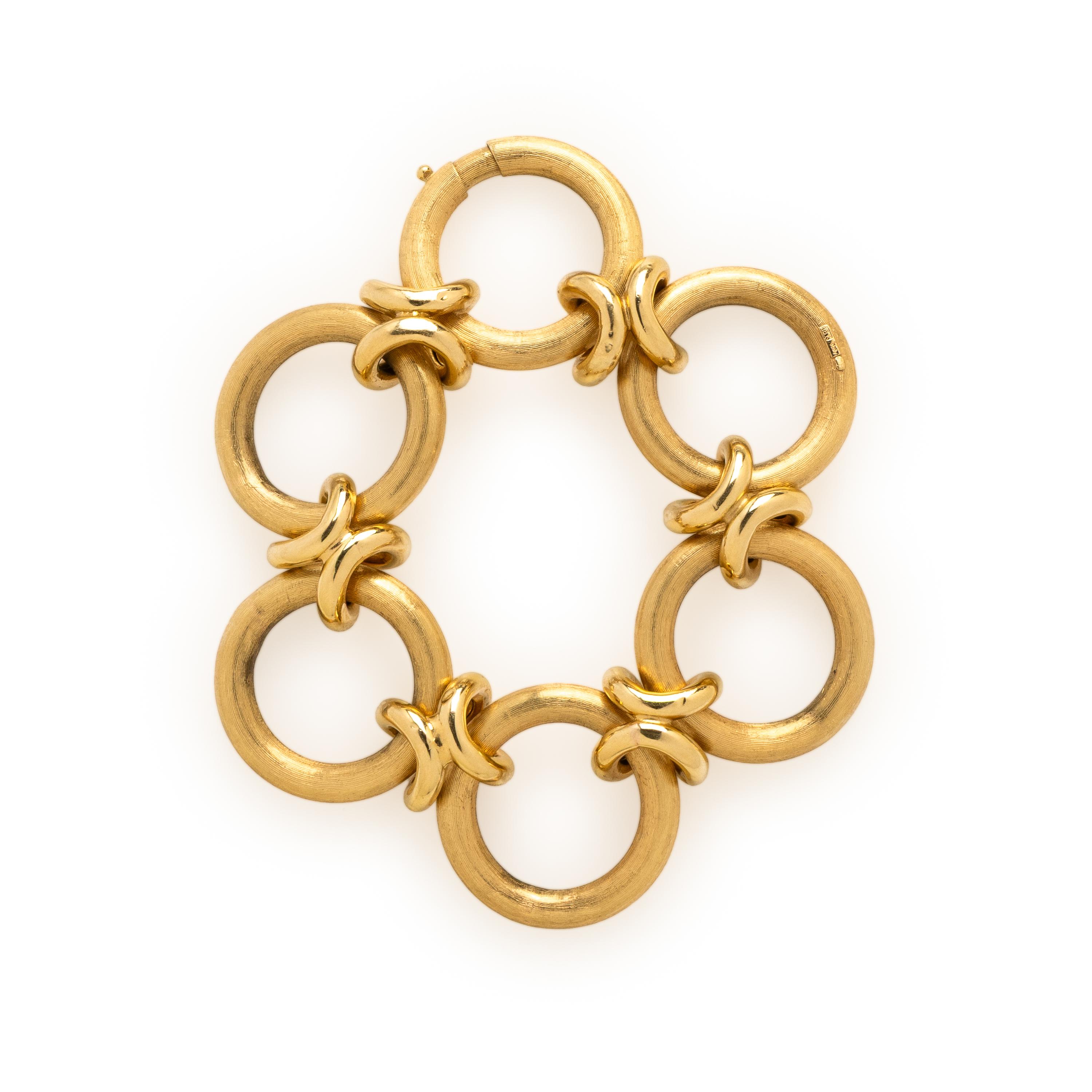 Yellow Gold Fancy Link Bracelet