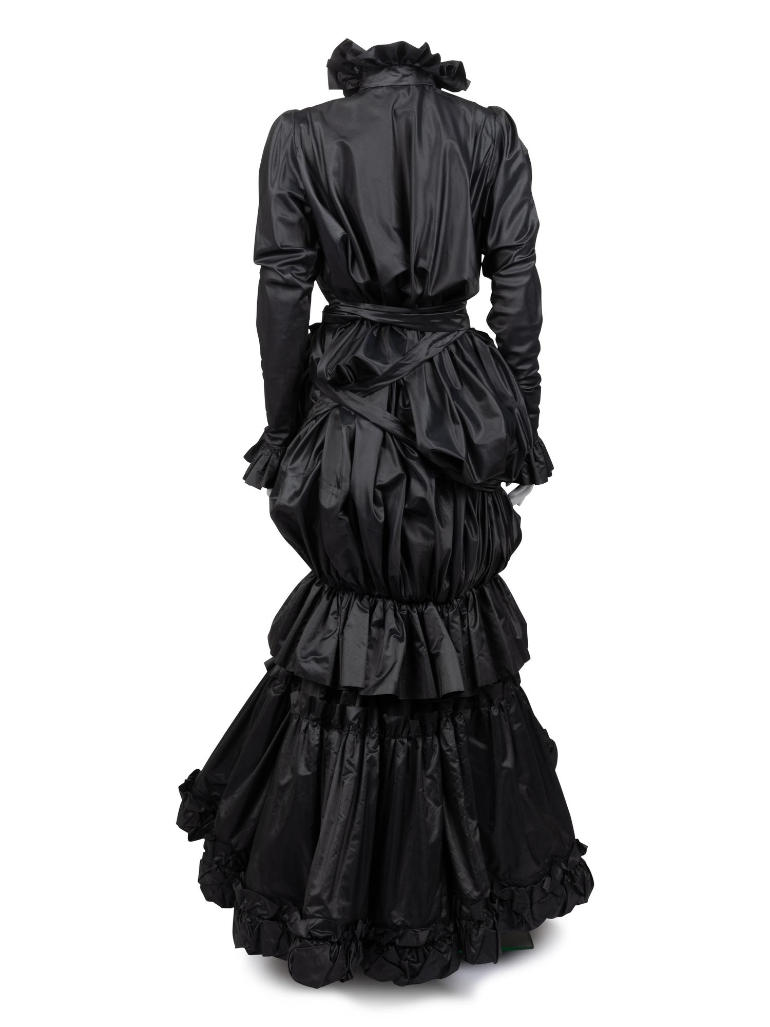 Yves Saint Laurent Haute Couture Bubble Dress and Tiered Skirt, 1980-90s