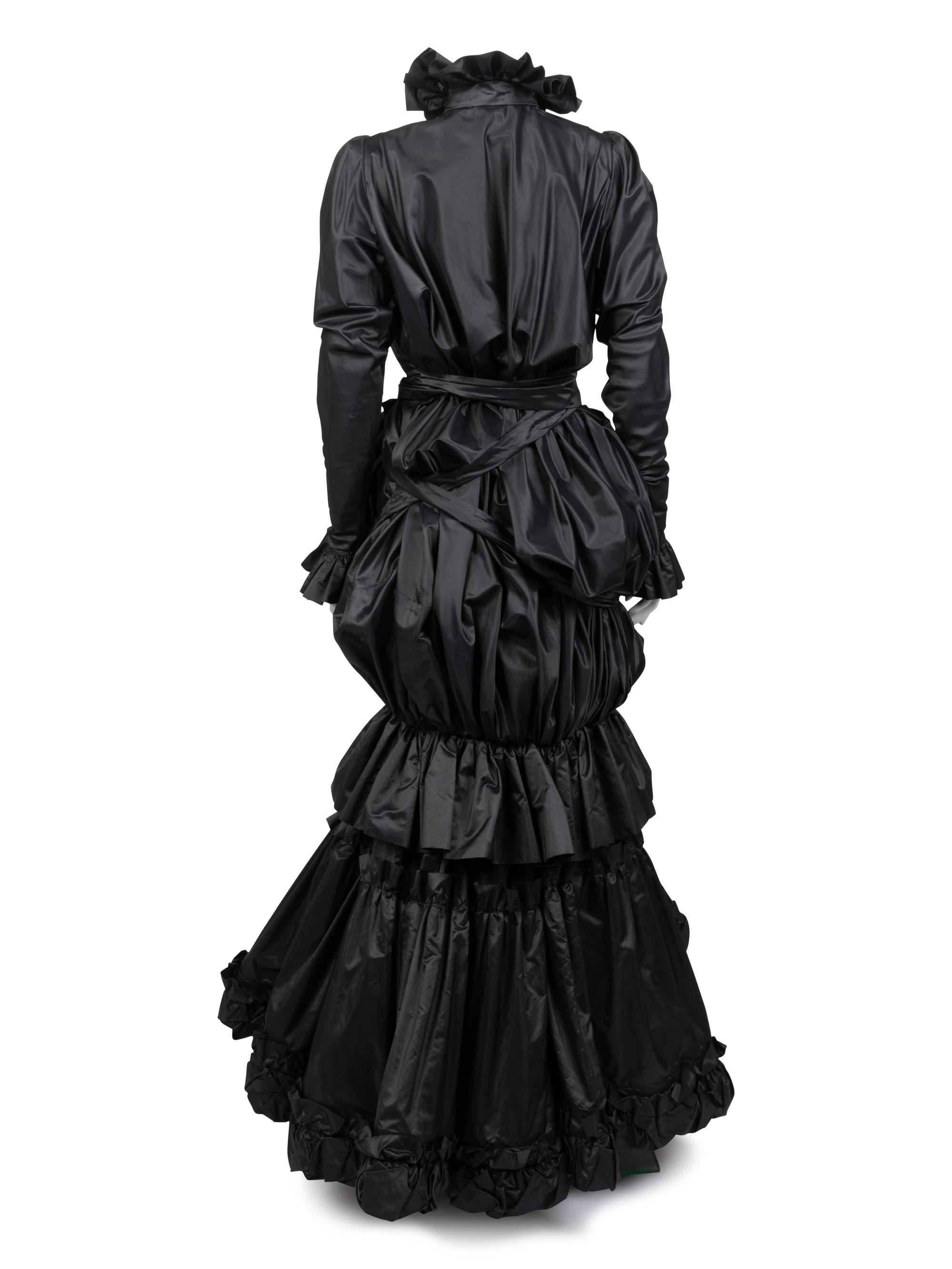 Yves Saint Laurent Haute Couture Bubble Dress and Tiered Skirt, 1980-90s