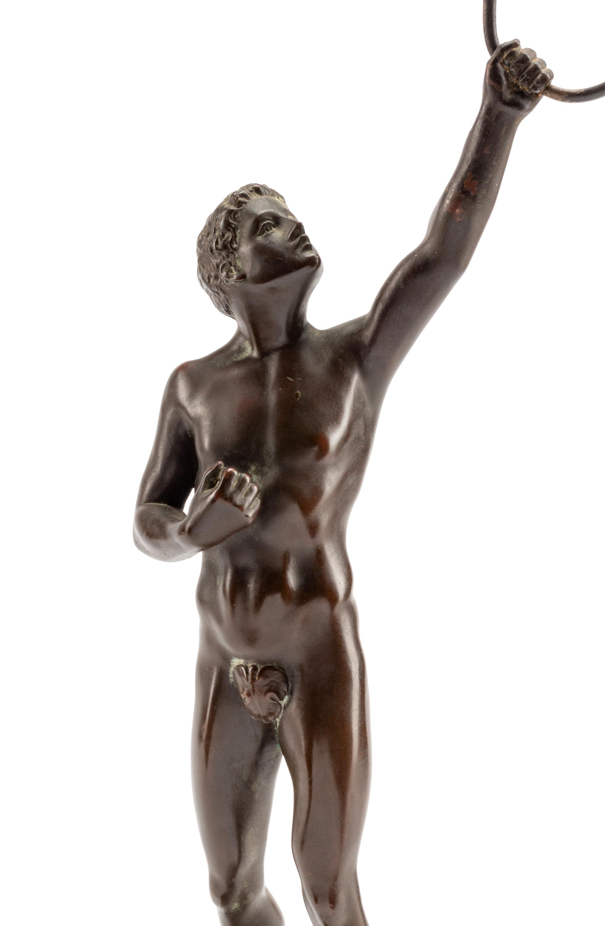A Grand Tour Bronze Figure of an Archer