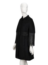 Ralph Rucci, Cashmere & Knotted Leather Coat and Dress