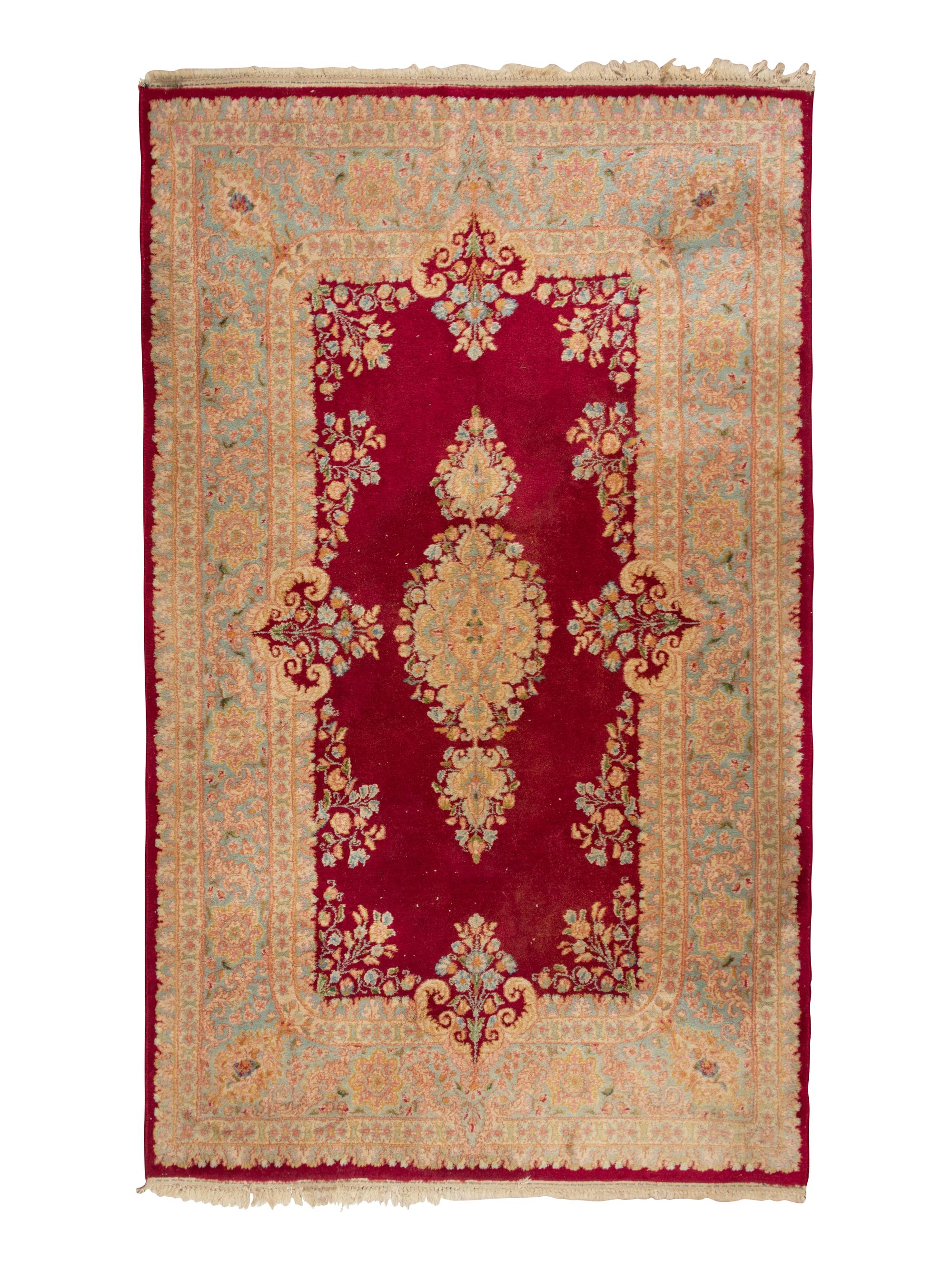 A Kirman Wool Rug