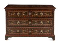 A North European Painted Chest of Drawers