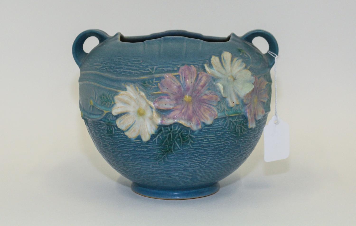 A Roseville Pottery Vase Height 6 1/4 inches.