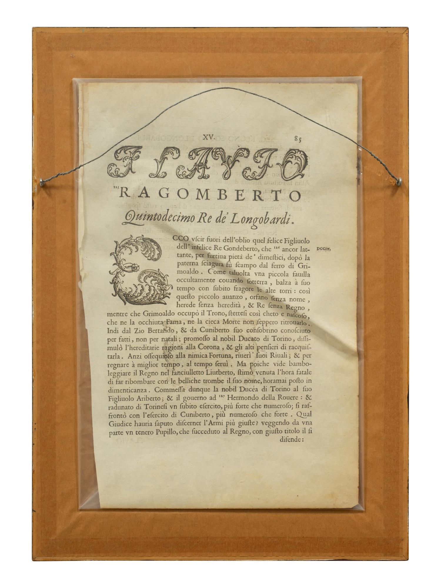 A Set of Eight Italian Engravings
