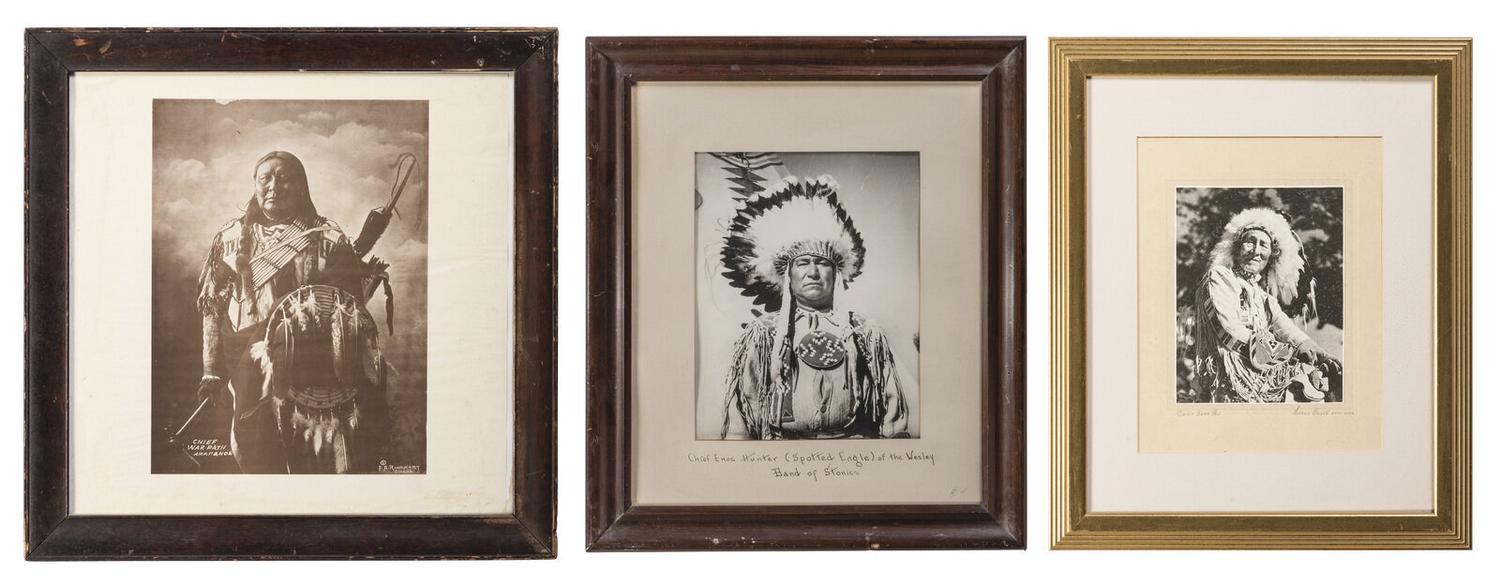 [NATIVE AMERICANS]. Photographs, prints, and manuscripts involving Native Americans.