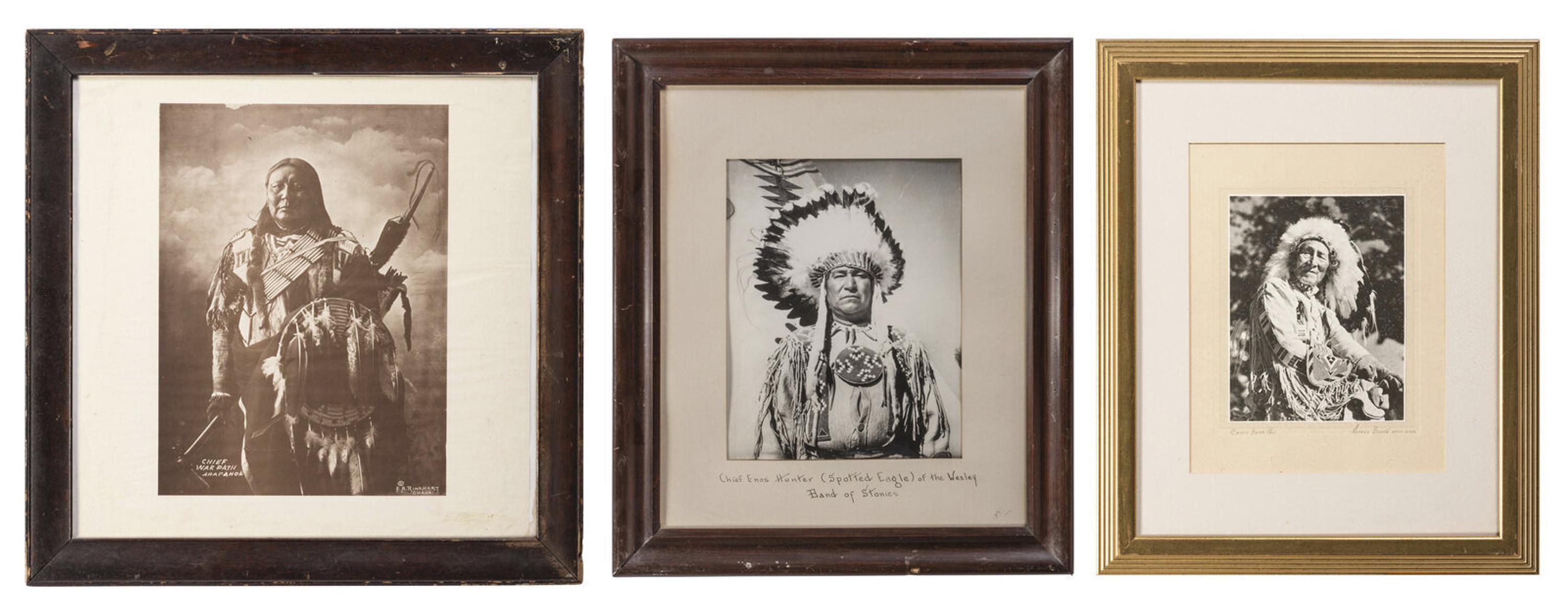 [NATIVE AMERICANS]. Photographs, prints, and manuscripts involving Native Americans.