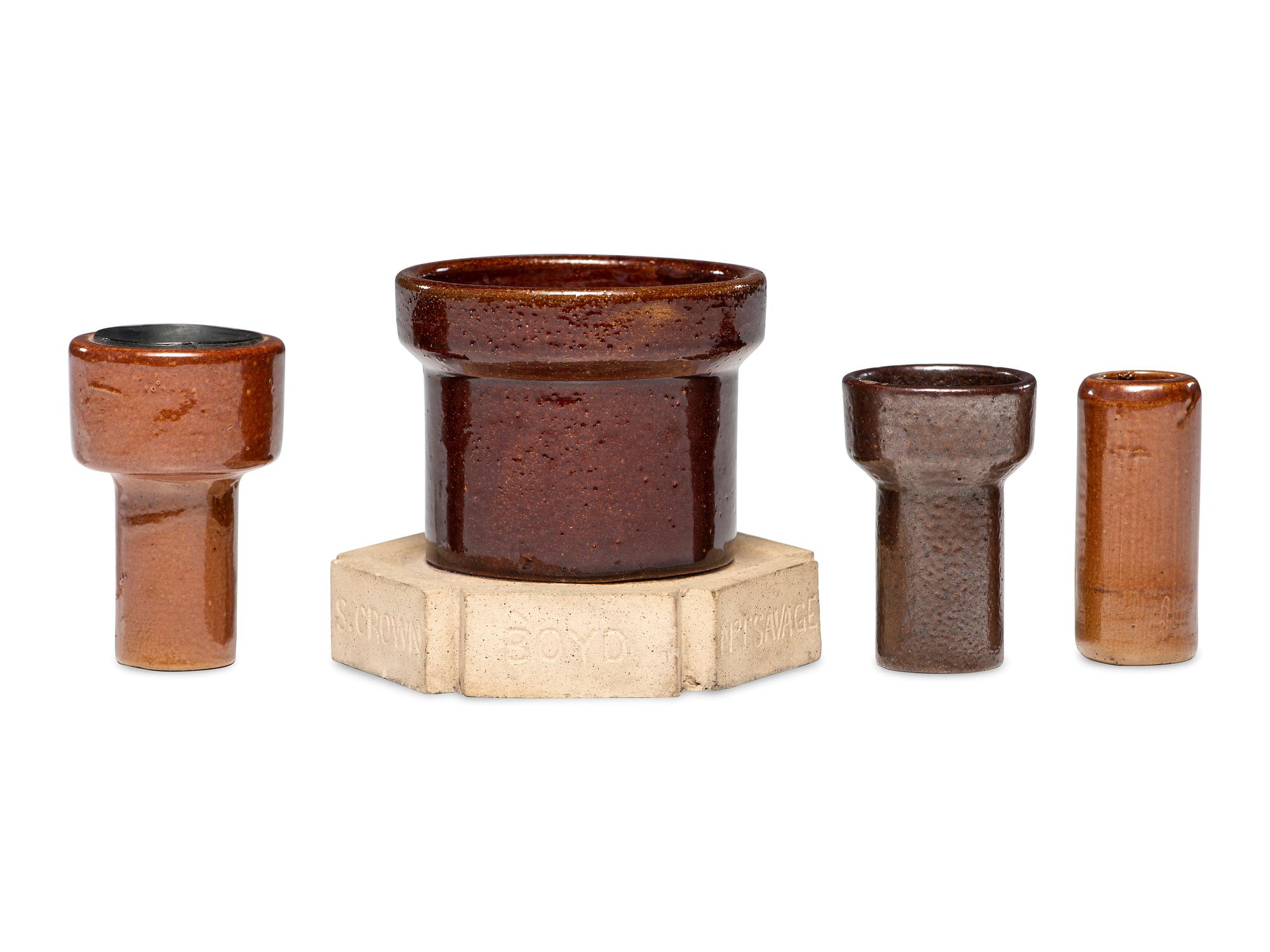 Three Pottery Advertising Samples