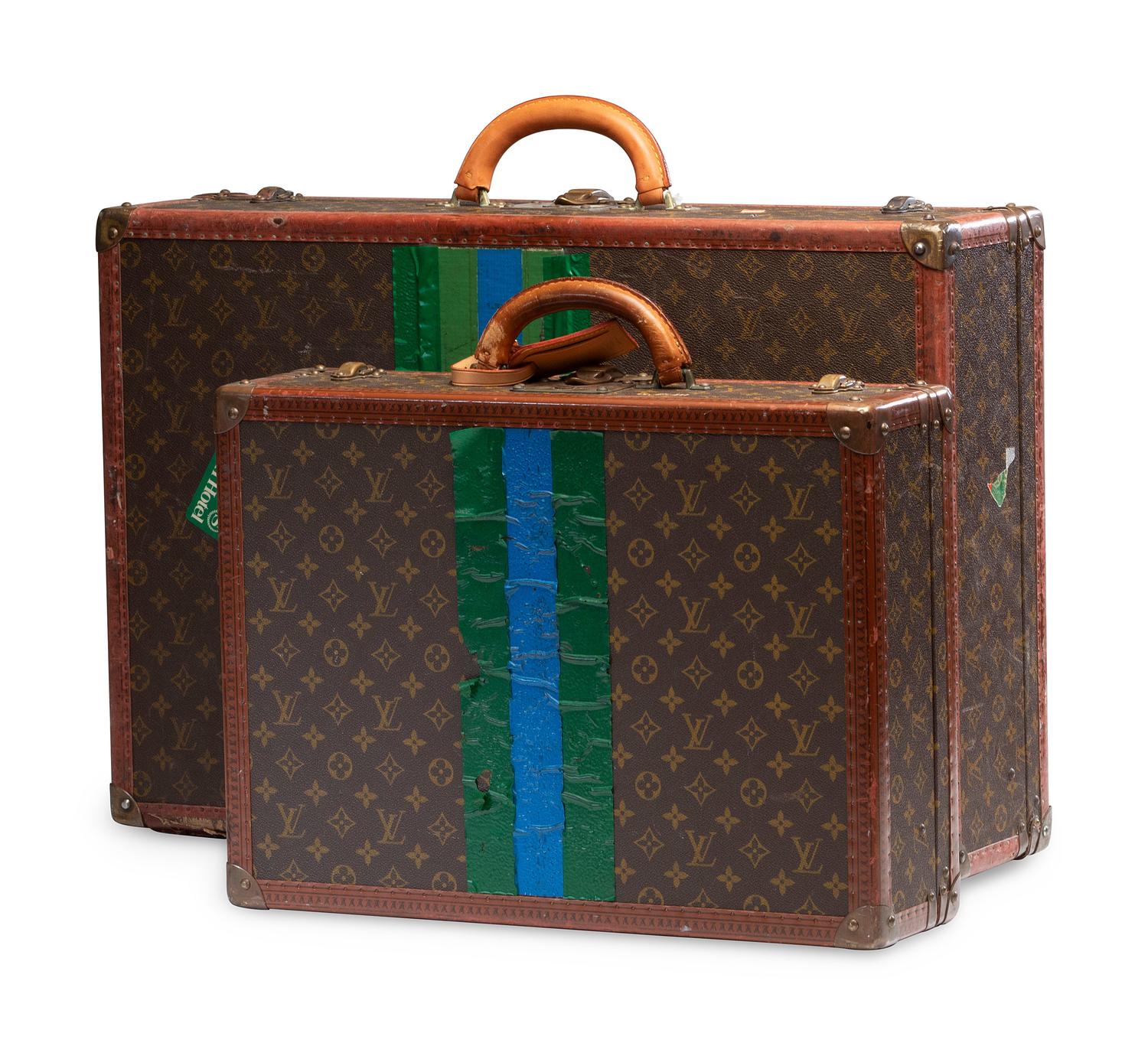 Two Louis Vuitton Suitcases