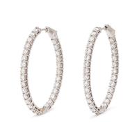 DIAMOND HOOP EARRINGS