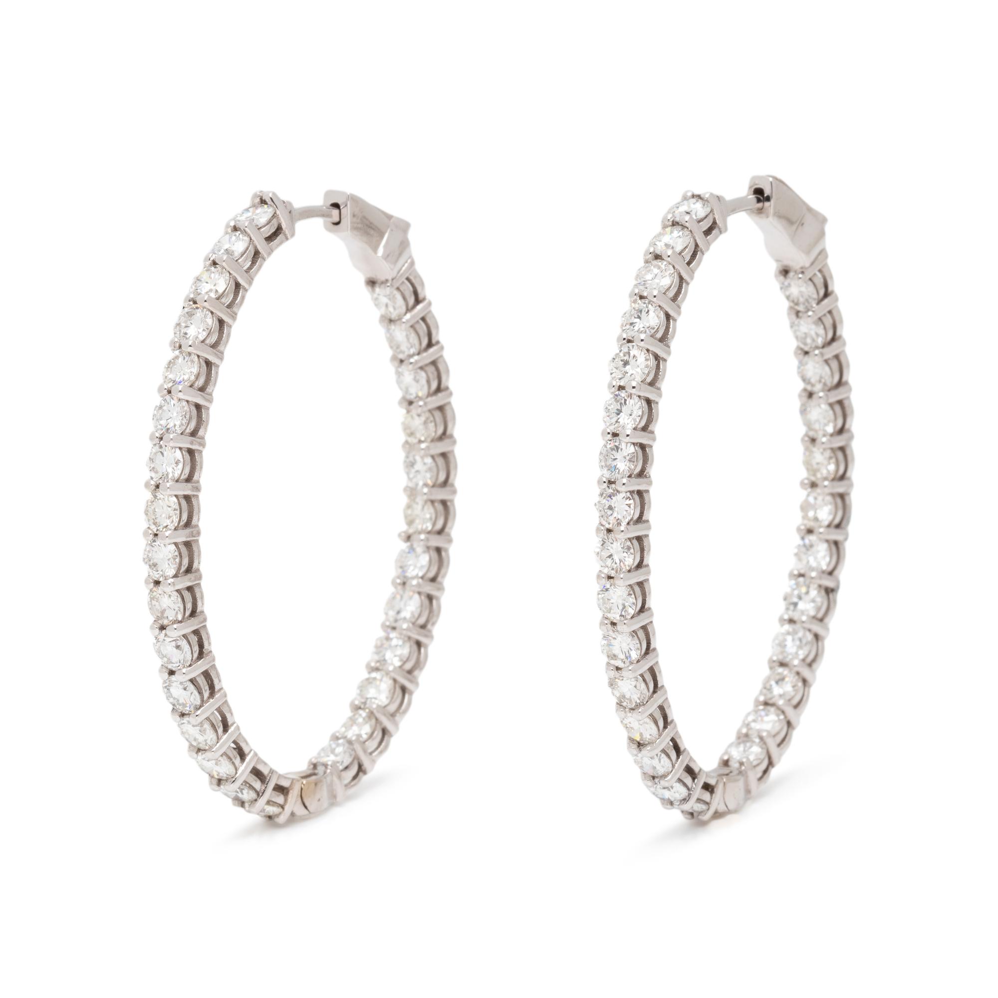 DIAMOND HOOP EARRINGS