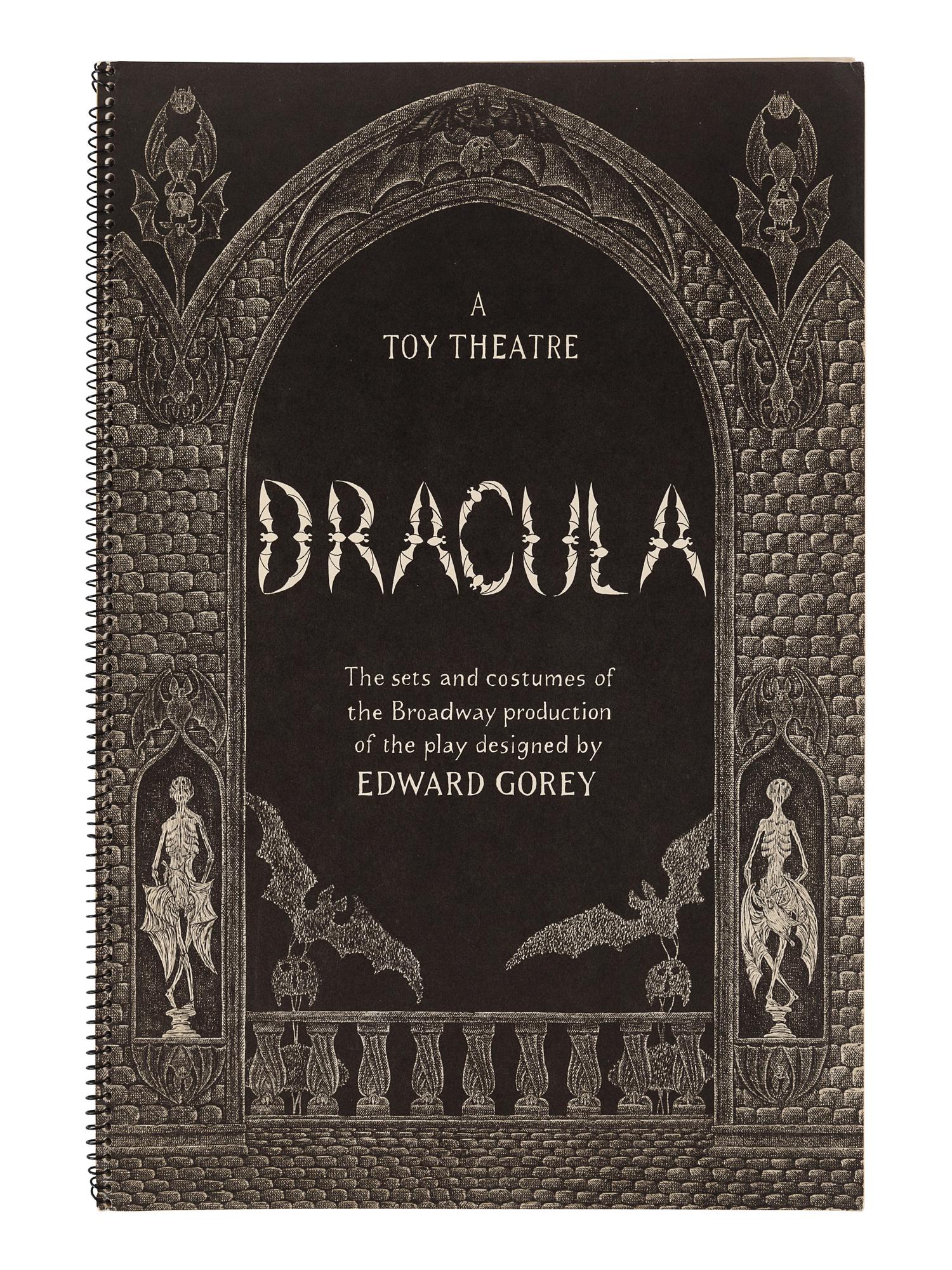GOREY, Edward (1925-2000). Dracula: A Toy Theatre . New York: Charles Scribner's Sons, 1979.