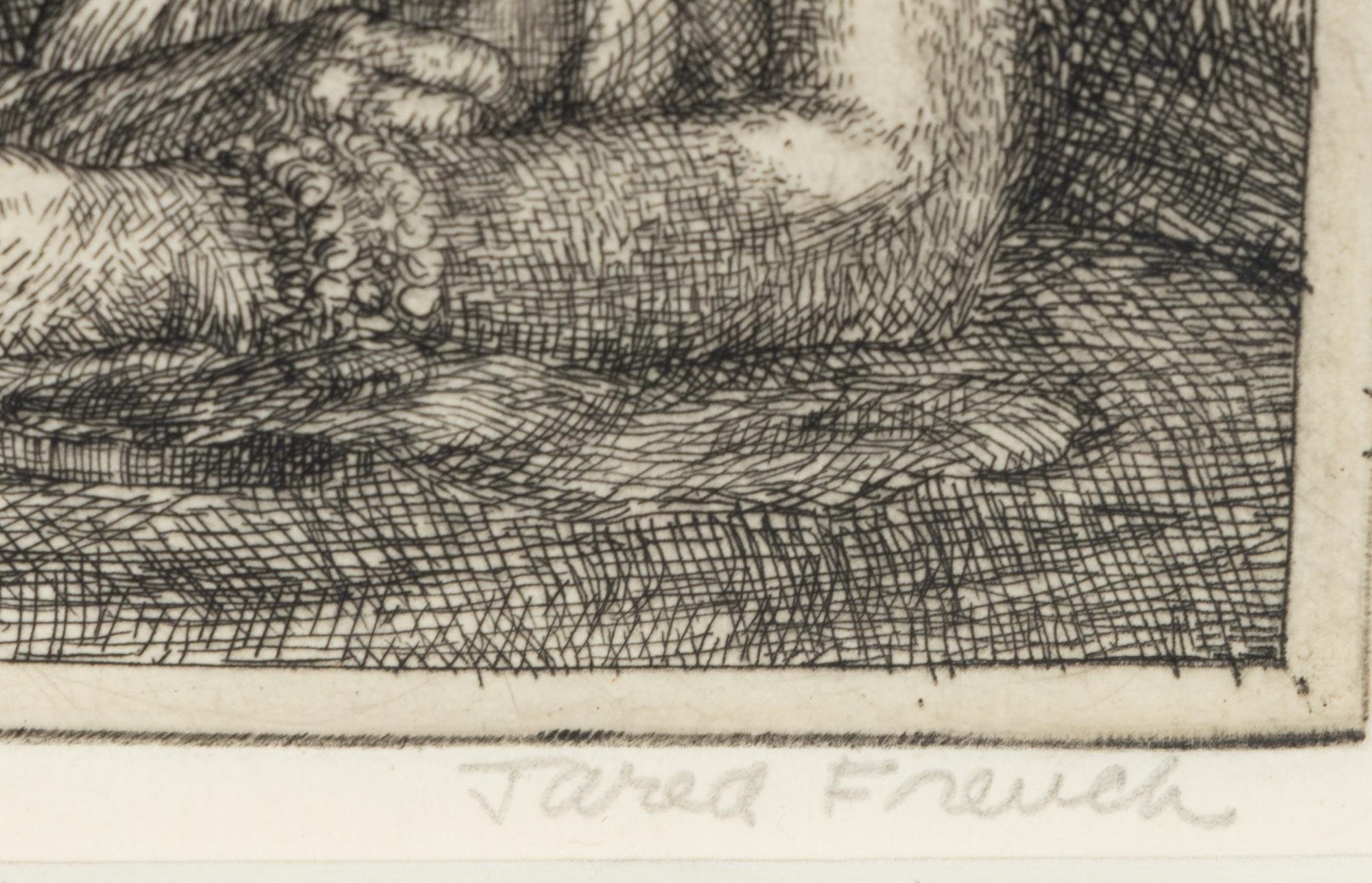 The Prizefighter and the Lady , c. 1936 (two examples: sketch and etching)